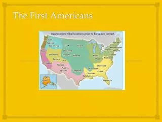 the first americans
