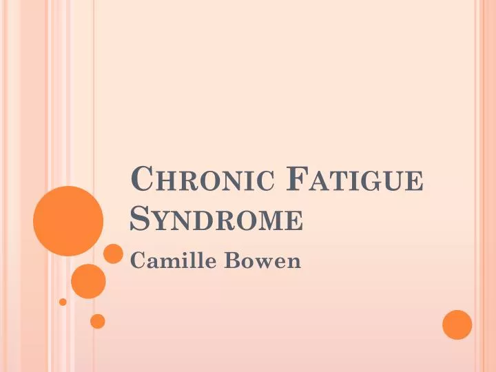 chronic fatigue syndrome