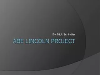 Abe Lincoln Project