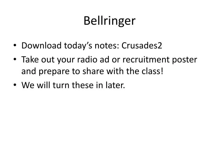 bellringer