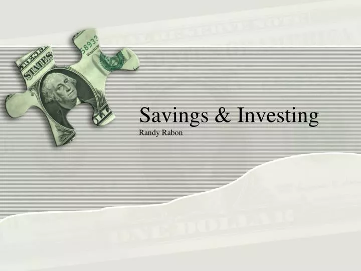 savings investing randy rabon