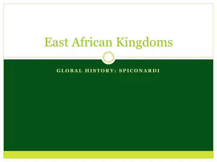 east african kingdoms