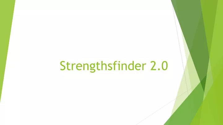 strengthsfinder 2 0