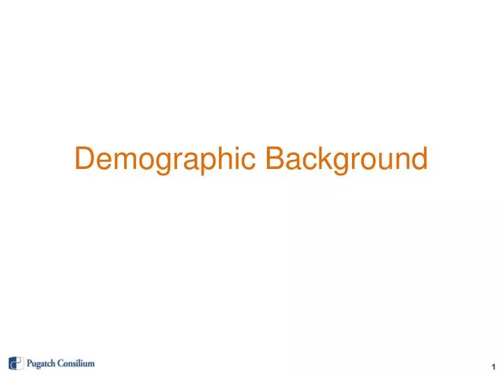 demographic background
