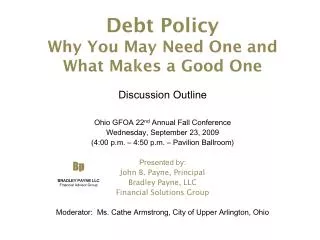 Debt Policy Why You May Need One and What Makes a Good One