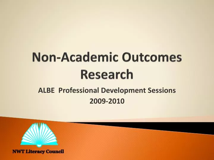 non academic outcomes research