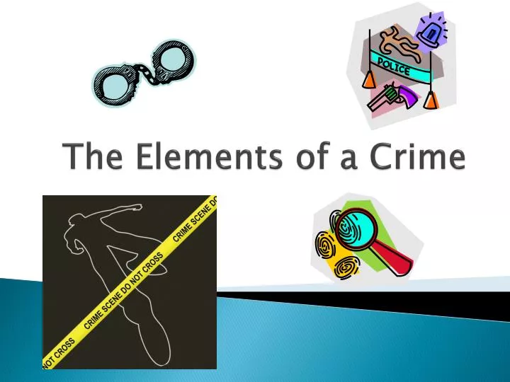 the elements of a crime