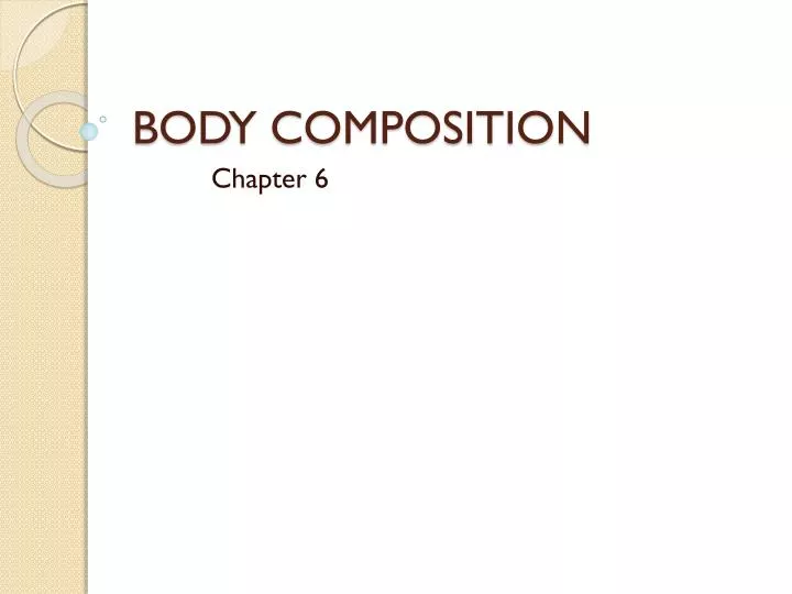 body composition