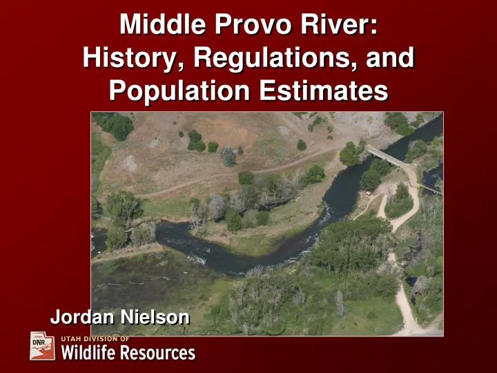 middle provo river history regulations and population estimates