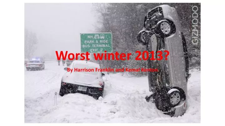 worst winter 2013