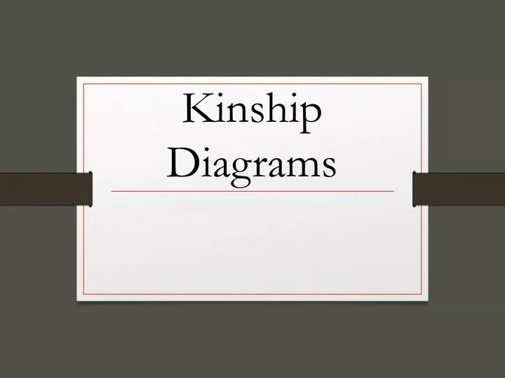 kinship diagrams