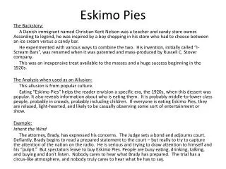 Eskimo Pies