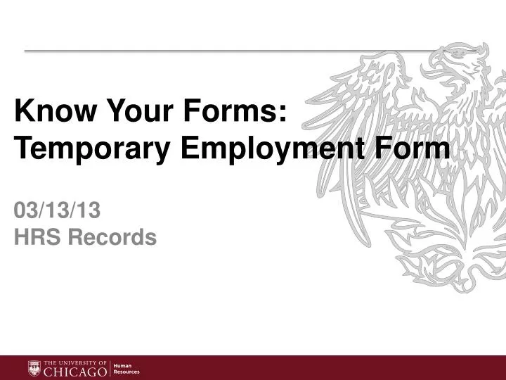 know your forms temporary employment form 03 13 13 hrs records