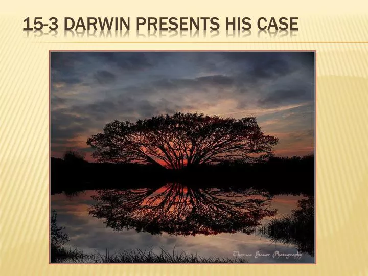 15 3 darwin presents his case