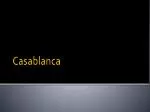 Casablanca - slide 1