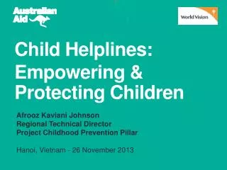 Child Helplines: Empowering &amp; Protecting Children