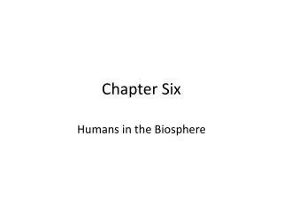 Chapter Six