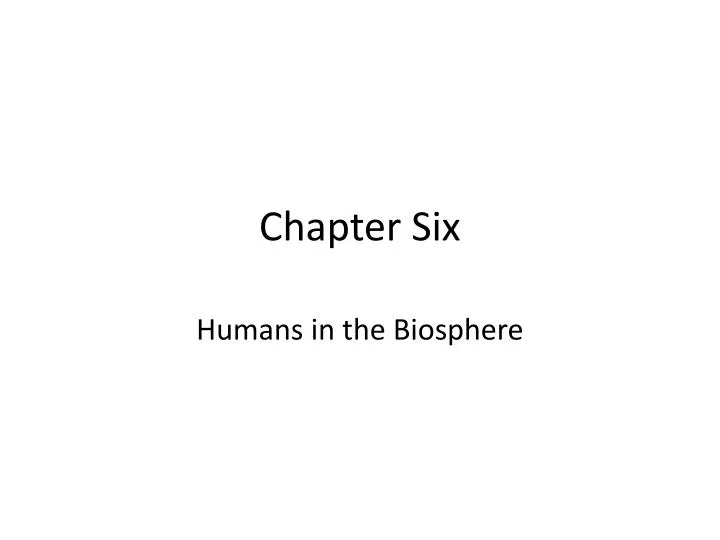 chapter six