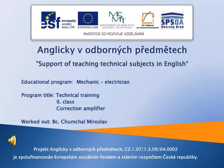 anglicky v odborn ch p edm tech support of teaching technical subjects in english