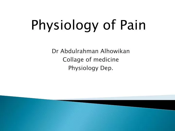 dr abdulrahman alhowikan collage of medicine physiology dep