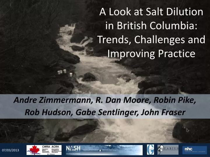 a look at salt dilution in british columbia trends challenges and improving practice