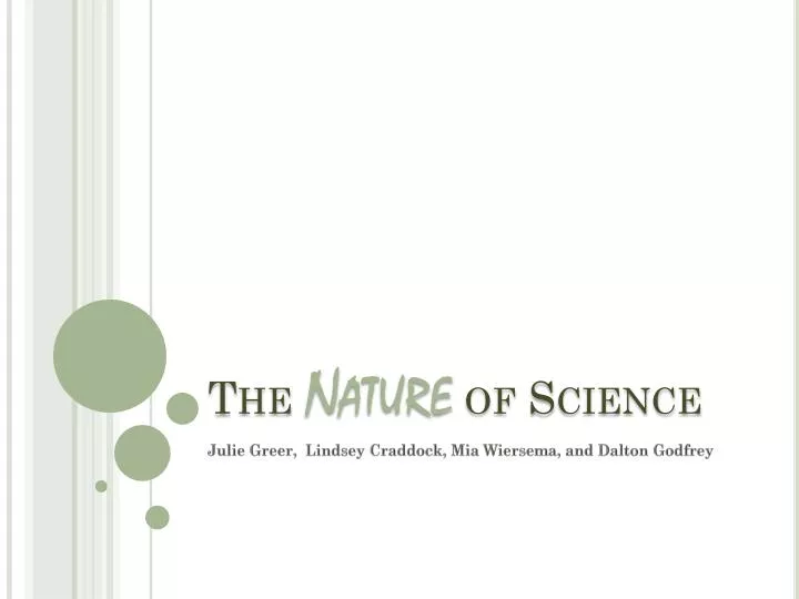 the nature of science