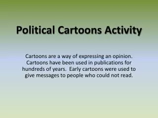 Political Cartoons Activity