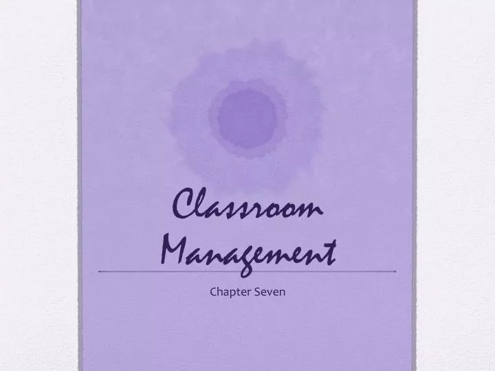 classroom management