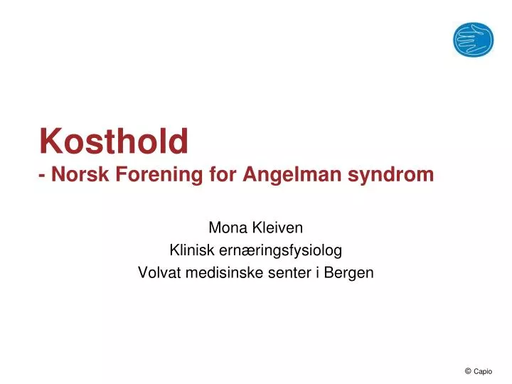 kosthold norsk forening for angelman syndrom