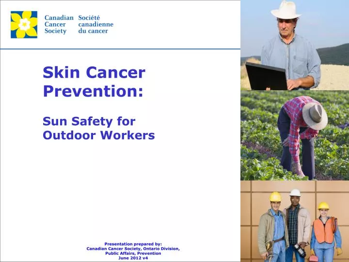skin cancer prevention sun safety for outdoor workers