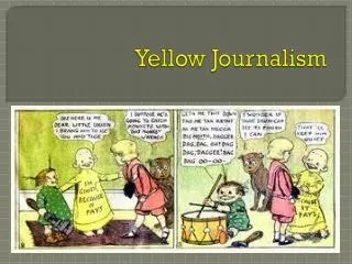 yellow journalism