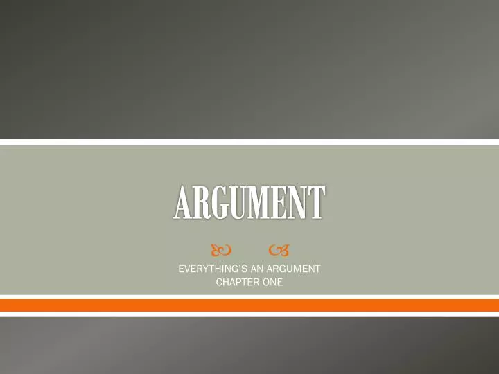 argument