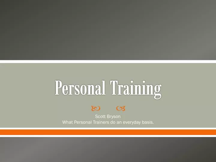 personal training