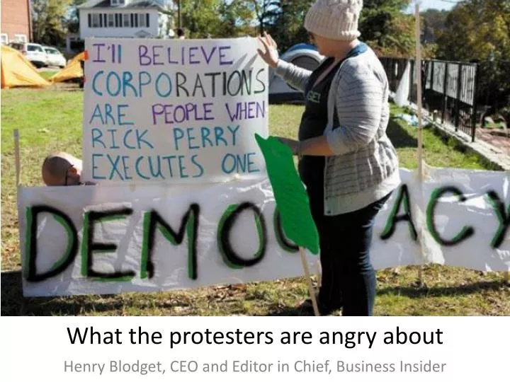 what the protesters are angry about