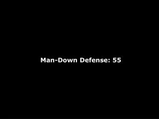 Man-Down Defense: 55