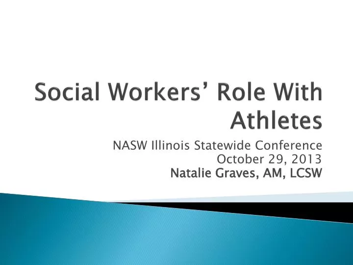 social workers role with athletes