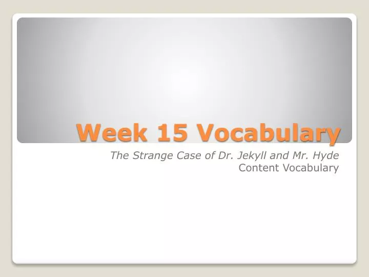 week 15 vocabulary