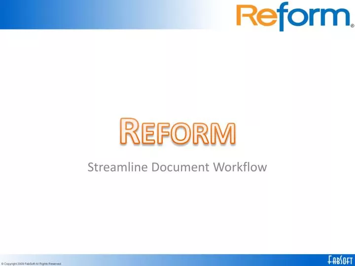 reform