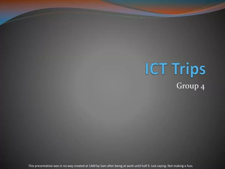 ict trips