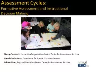 Assessment Cycles: Formative Assessment and Instructional Decision Making