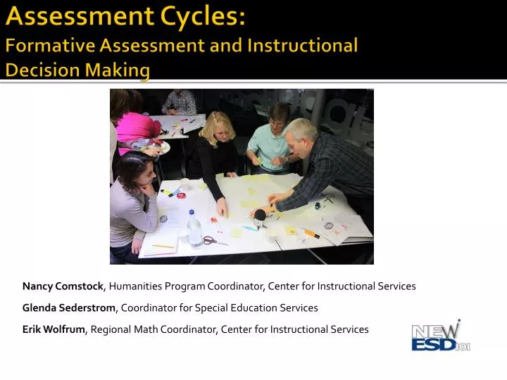 assessment cycles formative assessment and instructional decision making
