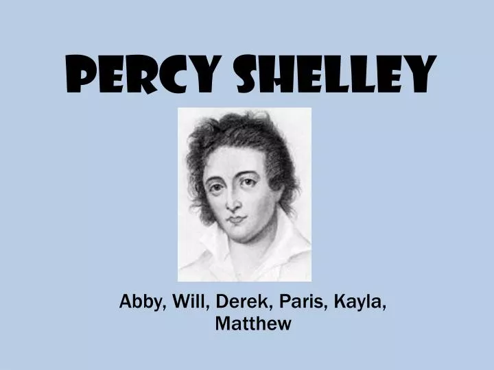 percy shelley