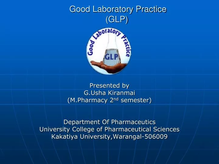 good laboratory practice glp