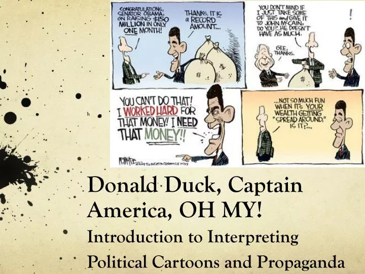 h donald duck captain america oh my introduction to interpreting political cartoons and propaganda