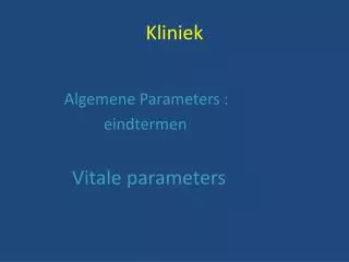 kliniek