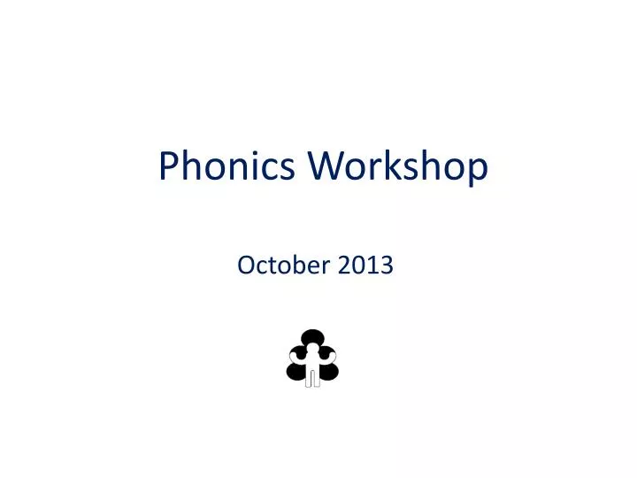 phonics workshop