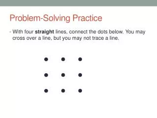 Problem-Solving Practice