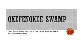Okefenokee swamp