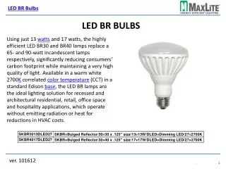 LED BR Bulbs