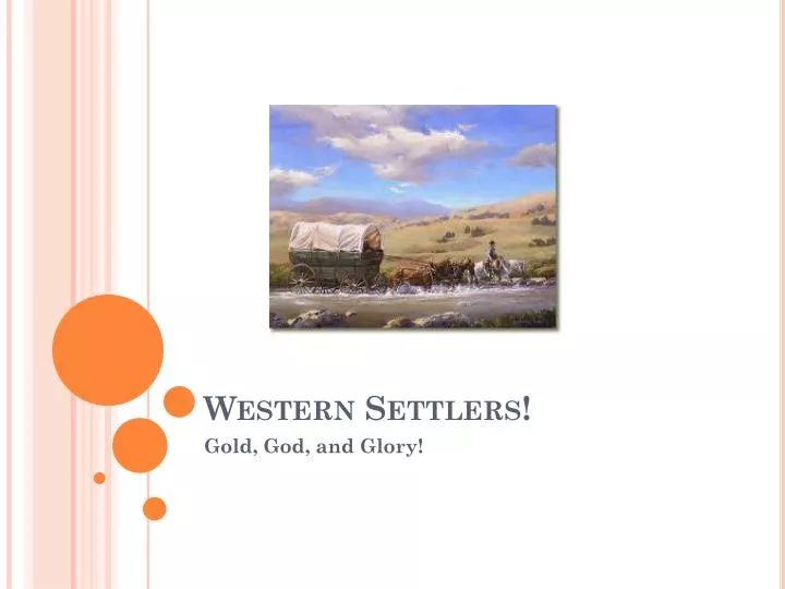 western settlers